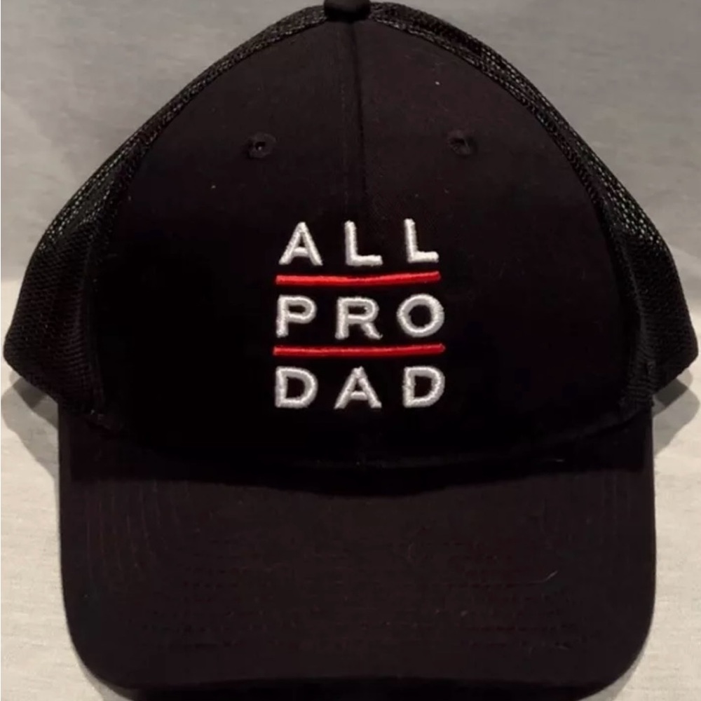 All Pro Dad Black Trucker SnapBack Cap